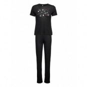 Vmjuliana Nightwear Set Pyjamas Svart Vero Moda