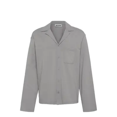 Weekday Pyjama Shirt - Grey - S