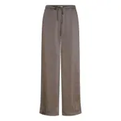 Weekday Washed Satin Pyjama Trousers - Grey - M