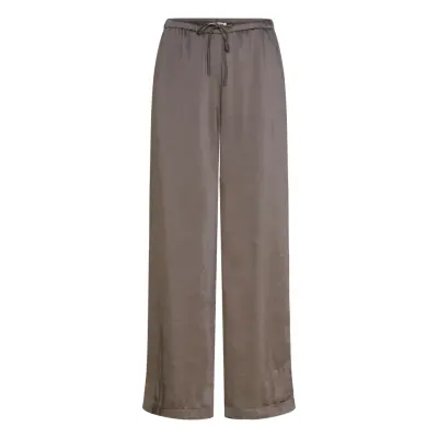 Weekday Washed Satin Pyjama Trousers - Grey - XL