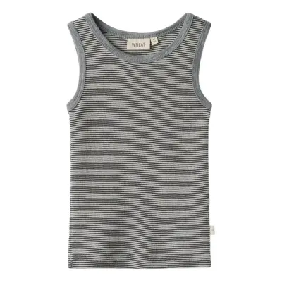 Wheat Wool Singlet Iggy - Blue - 128