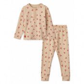 Wilhelm Printed Pyjamas Set Pyjamas Set Pink Liewood