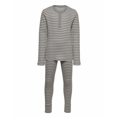 Wilhelm Pyjamas Set *Villkorat Erbjudande Pyjamas Set Grå Liewood