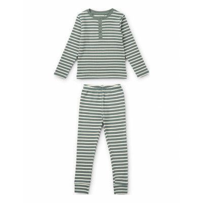 Wilhelm Pyjamas Set Pyjamas Set Grey Liewood
