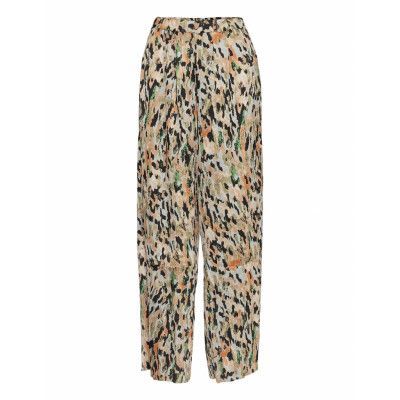 Yascantha Hw Wide Pants - Ca Byxa Med Raka Ben Multi/mönstrad YAS