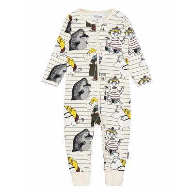 Yikes Pyjamas Långärmad Bodysuit Vit Martinex