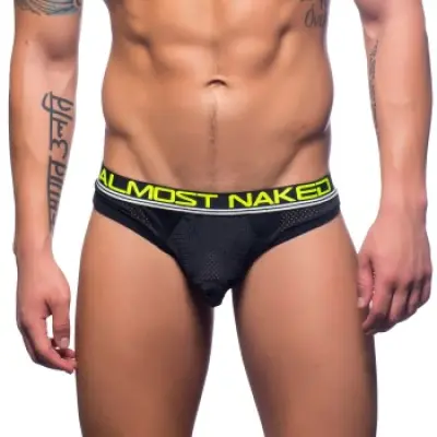 Andrew Christian Almost Naked Mesh Air Thong * Fri Frakt *
