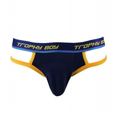 Andrew Christian - Throphy boy spyder thong show-it - Navy