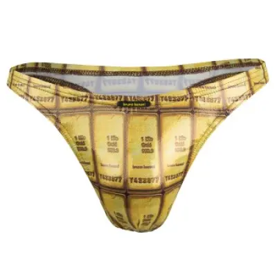 Bruno Banani String Gold and Silver * Fri Frakt *