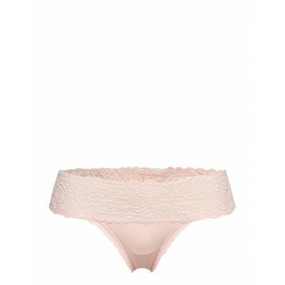 10Cm Far Out Lace Thong Stringtrosa Underkläder Rosa Aerie
