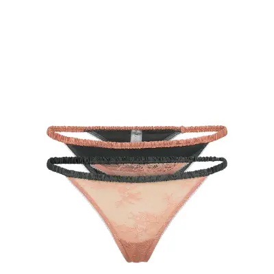 2-Pack Roomie Stringtrosa Underkläder Röd Love Stories