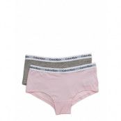2Pk Shorty Night & Underwear Underwear Panties Grå Calvin Klein