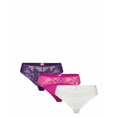3-Pack Bianca Boxerstring *Villkorat Erbjudande Stringtrosa Underkläder Rosa Hunkemöller