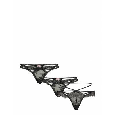 Hunkemöller 3-Pack Irina String T Svart