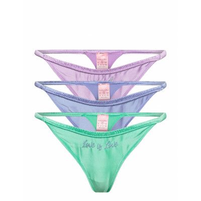 3-Pack Pride Stringtrosa Underkläder Multi/mönstrad Hunkemöller
