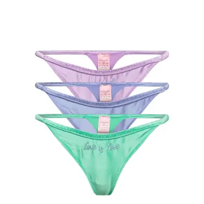 3-Pack Pride Stringtrosa Underkläder Multi/mönstrad Hunkemöller