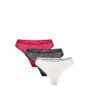 3 Pack Thong Lace Stringtrosa Underkläder Vit Tommy Hilfiger