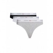 Tommy Hilfiger 3 Pack Thong Grå