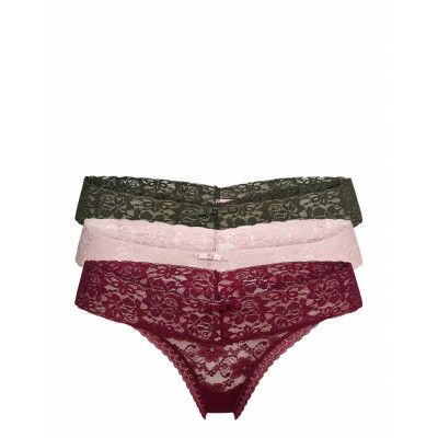 3-Pack Ulv String Stringtrosa Underkläder Röd Hunkemöller