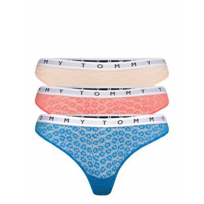 3p Thong Stringtrosa Underkläder Blå Tommy Hilfiger