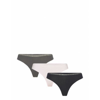 Tommy Hilfiger 3P Thong Svart