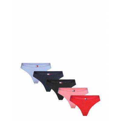 5P Classic Thong Stringtrosa Underkläder Navy Tommy Hilfiger