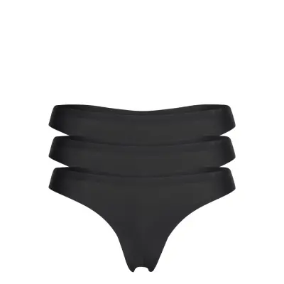 aim´n Invisible Thong 3-Pack - Black - XL