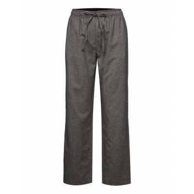 Alfie String Pants Byxa Med Raka Ben Grå DESIGNERS, REMIX