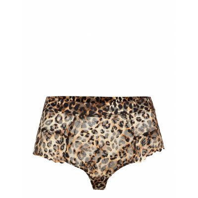 Amazon Queen Lace Highwaist String Lingerie Panties High Waisted Panties Svart Understatement Underwear