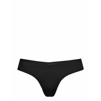 Anf Womens Bralettes Stringtrosa Underkläder Svart Abercrombie & Fitch