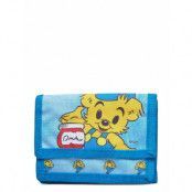 Bamse Happy Friends Wallet With Safety String Plånbok Blue Bamse
