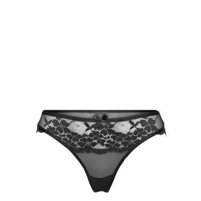 Bettina String R Stringtrosa Underkläder Svart Hunkemöller