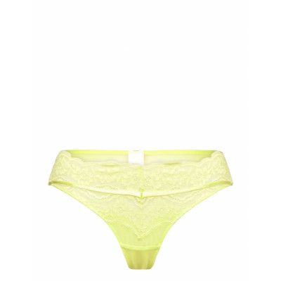Blaise Hl String R Stringtrosa Underkläder Yellow Hunkemöller
