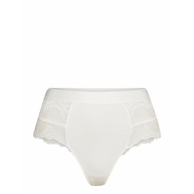 Blanche Highwaist String Stringtrosa Underkläder Vit Understatement Underwear