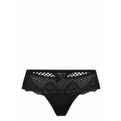 Bonnie Bx String R Stringtrosa Underkläder Svart Hunkemöller