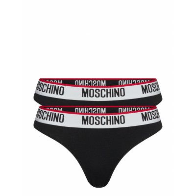 Bottoms Stringtrosa Underkläder Svart Moschino Underwear