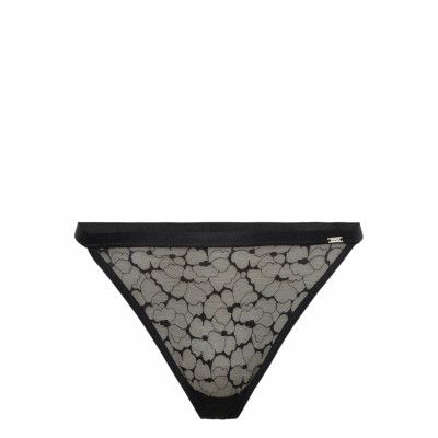 Brief Carmen Thong Midi Stringtrosa Underkläder Svart Lindex