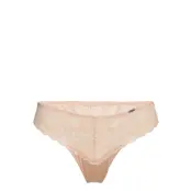 Brief Colin Thong Low Fashion *Villkorat Erbjudande Stringtrosa Underkläder Creme Lindex