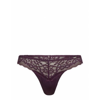Brief Colin Thong Low Fashion Stringtrosa Underkläder Lila Lindex