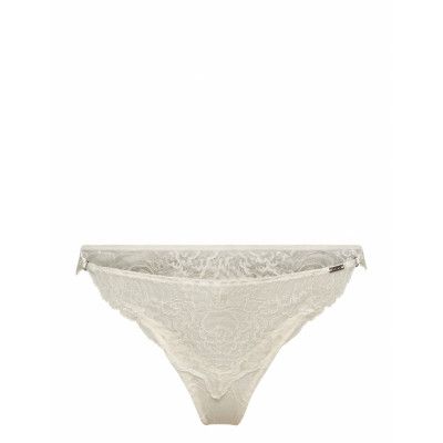 Brief Ella M Sophie Thong Stringtrosa Underkläder Creme Lindex