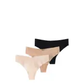 Lindex Brief Inv Thong Reg High Cu Svart