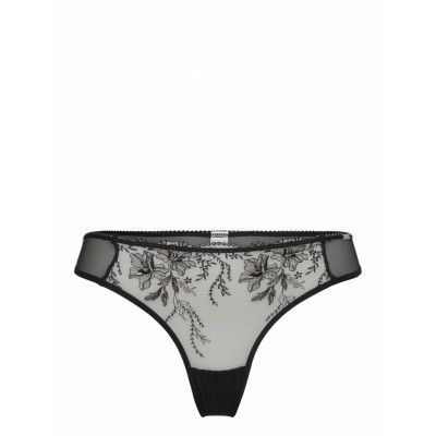 Brief Liv Thong Low Embroider *Villkorat Erbjudande Stringtrosa Underkläder Multi/mönstrad Lindex