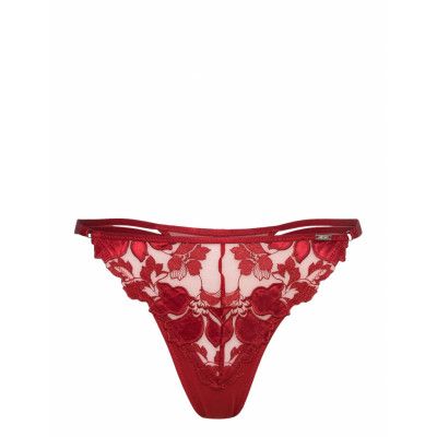 Brief Maya Thong Low Stringtrosa Underkläder Red Lindex