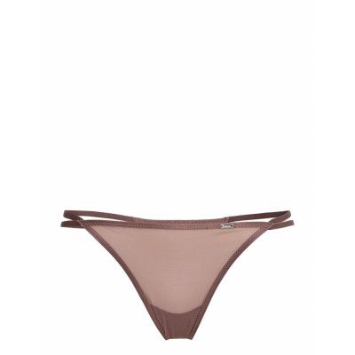 Brief Megan Thong Low Stringtrosa Underkläder Brun Lindex