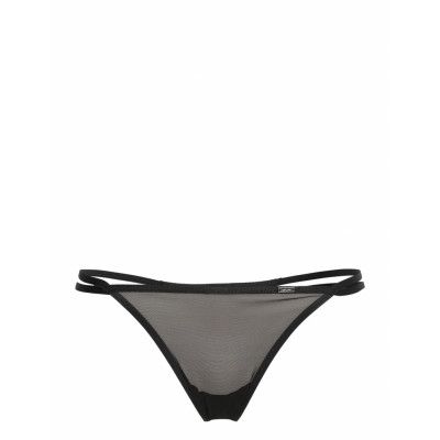 Brief Megan Thong Low Stringtrosa Underkläder Svart Lindex