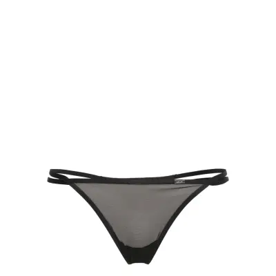 Brief Megan Thong Low Stringtrosa Underkläder Svart Lindex