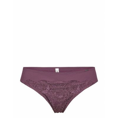 Brief Nora Thong Low Stringtrosa Underkläder Lila Lindex