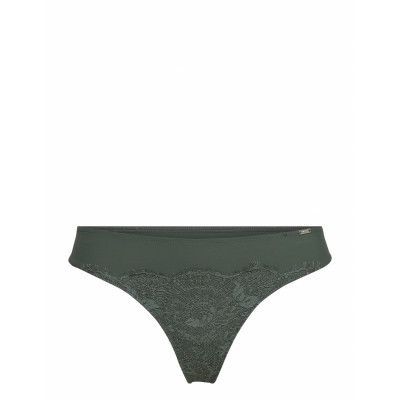 Brief Nora Thong Low Stringtrosa Underkläder Grå Lindex