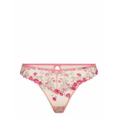 Brief Rosie Thong *Villkorat Erbjudande Stringtrosa Underkläder Rosa Lindex