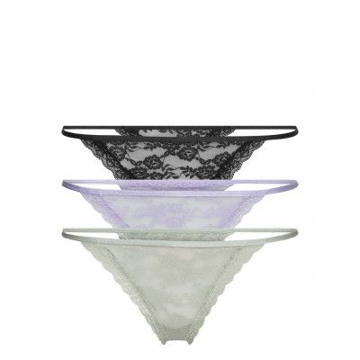 Brief So U 3 Pack Jennianne Th Stringtrosa Underkläder Lila Lindex